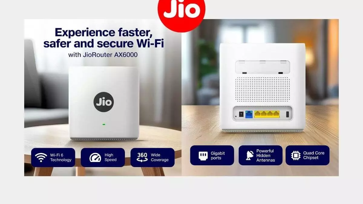 How Is Jio 6g Router Jio AX6000 Wi-Fi 6 Router Launched in India: High-Speed Internet with ...