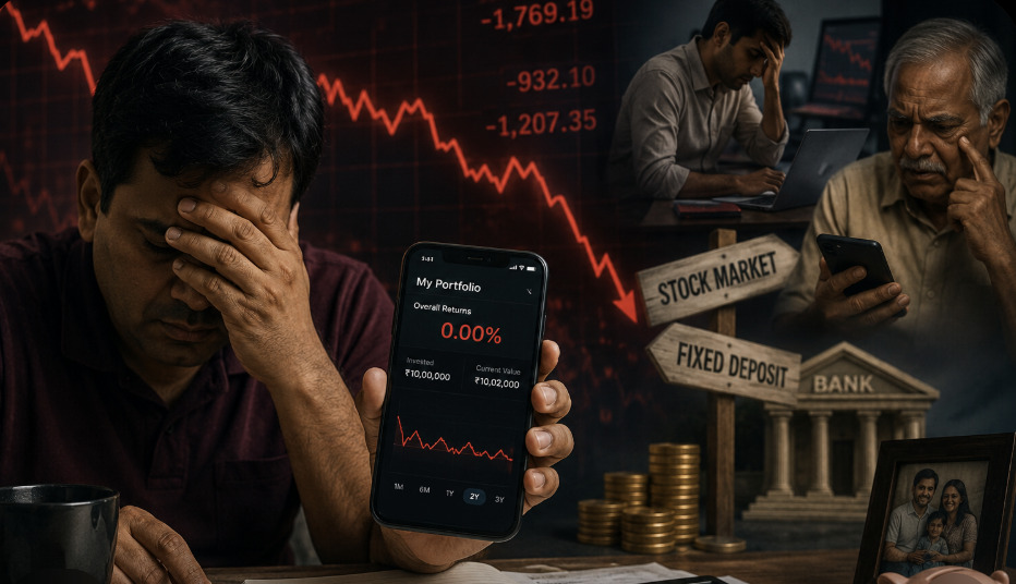 Indian investors lose faith in growth story as market returns stall