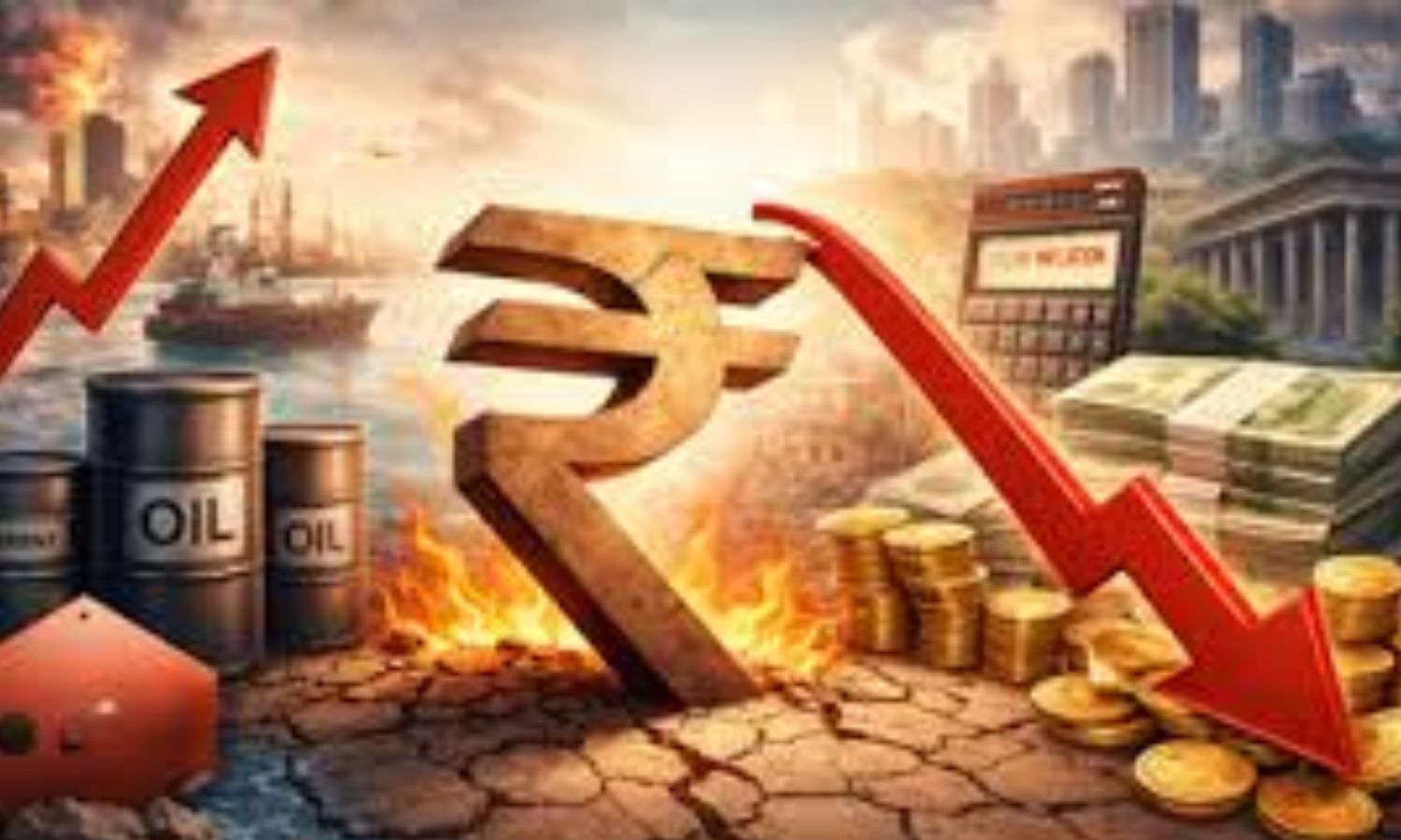 Rupee hits fresh low of 95.73/$