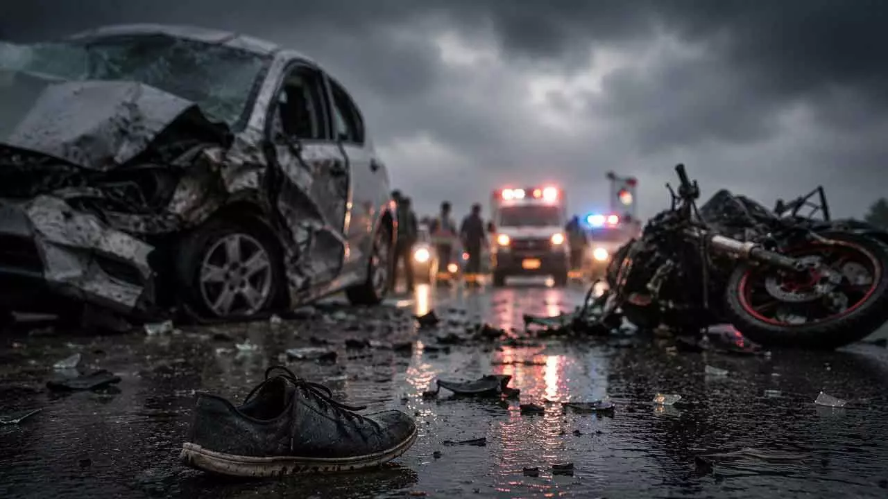 10 Lives Lost in Multiple Accidents Across Andhra Pradesh and Hyderabad