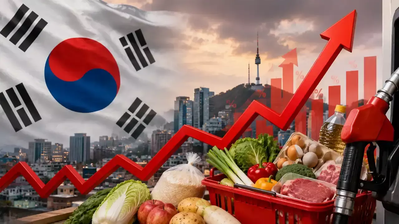 South Korea's Inflation Hits 30-Month High as Fuel and Food Prices Surge