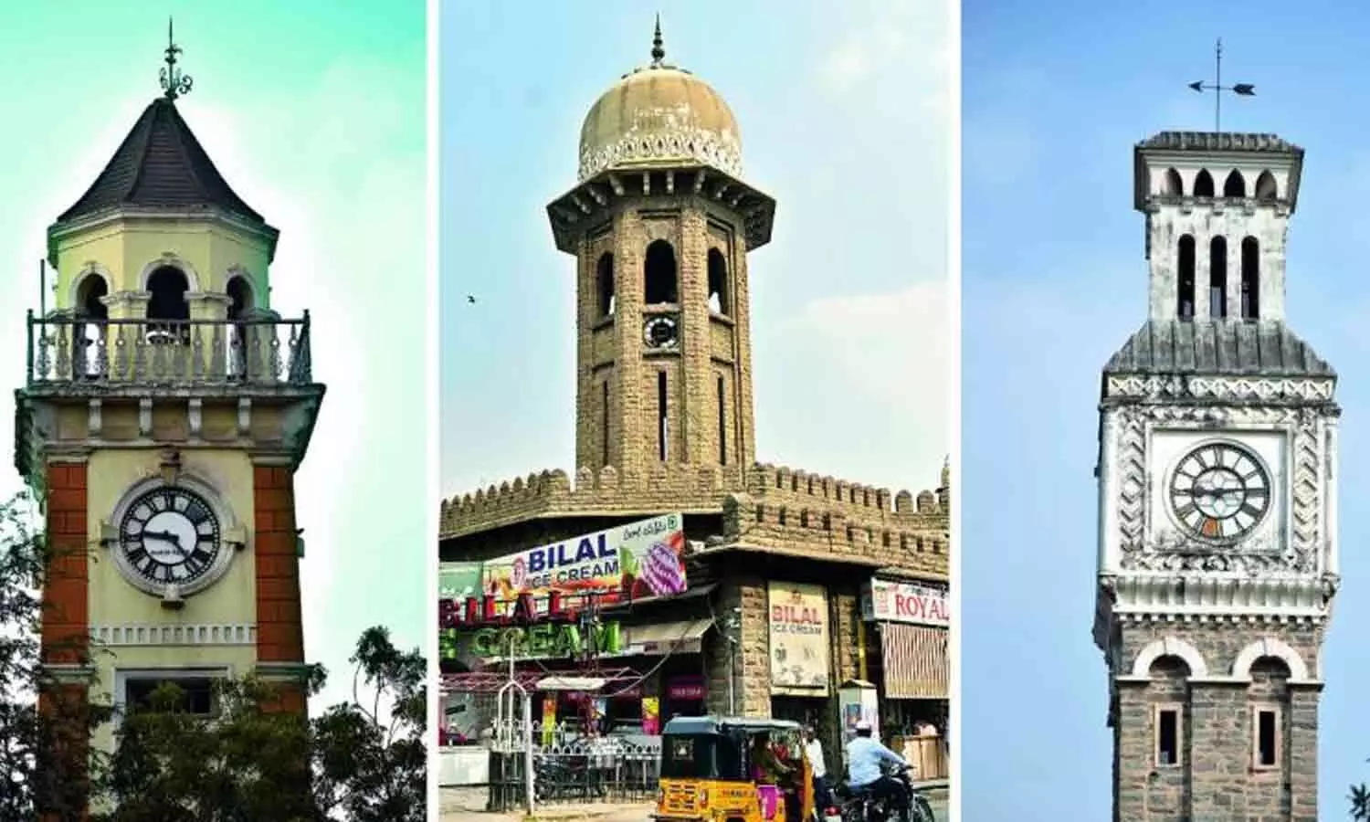 Hyderabad heritage clock towers