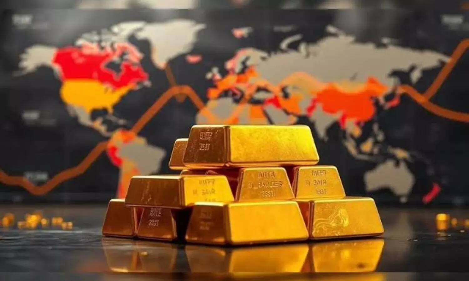 Gold Prices Hit Five Week Low