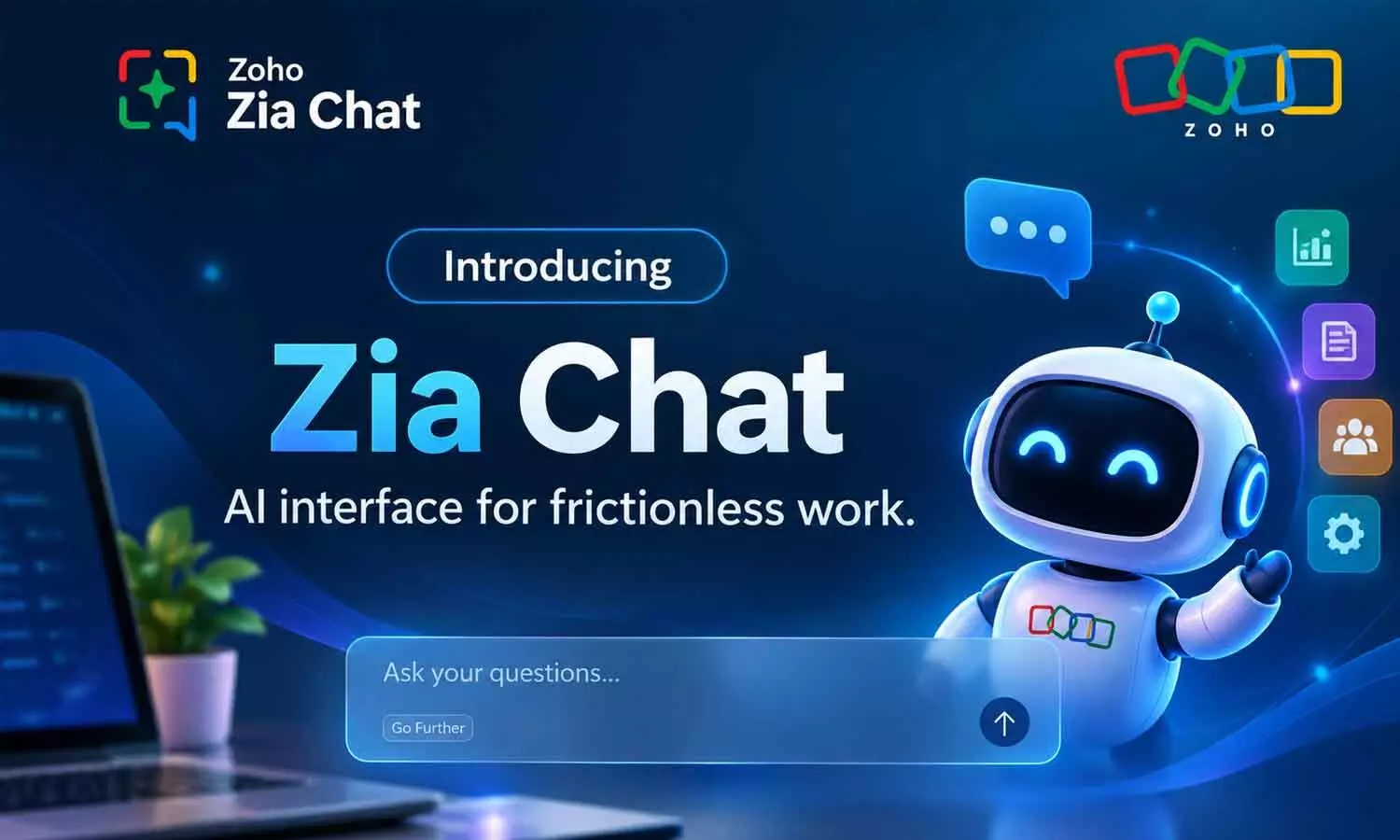 Zoho launches AI interface Zia Chat