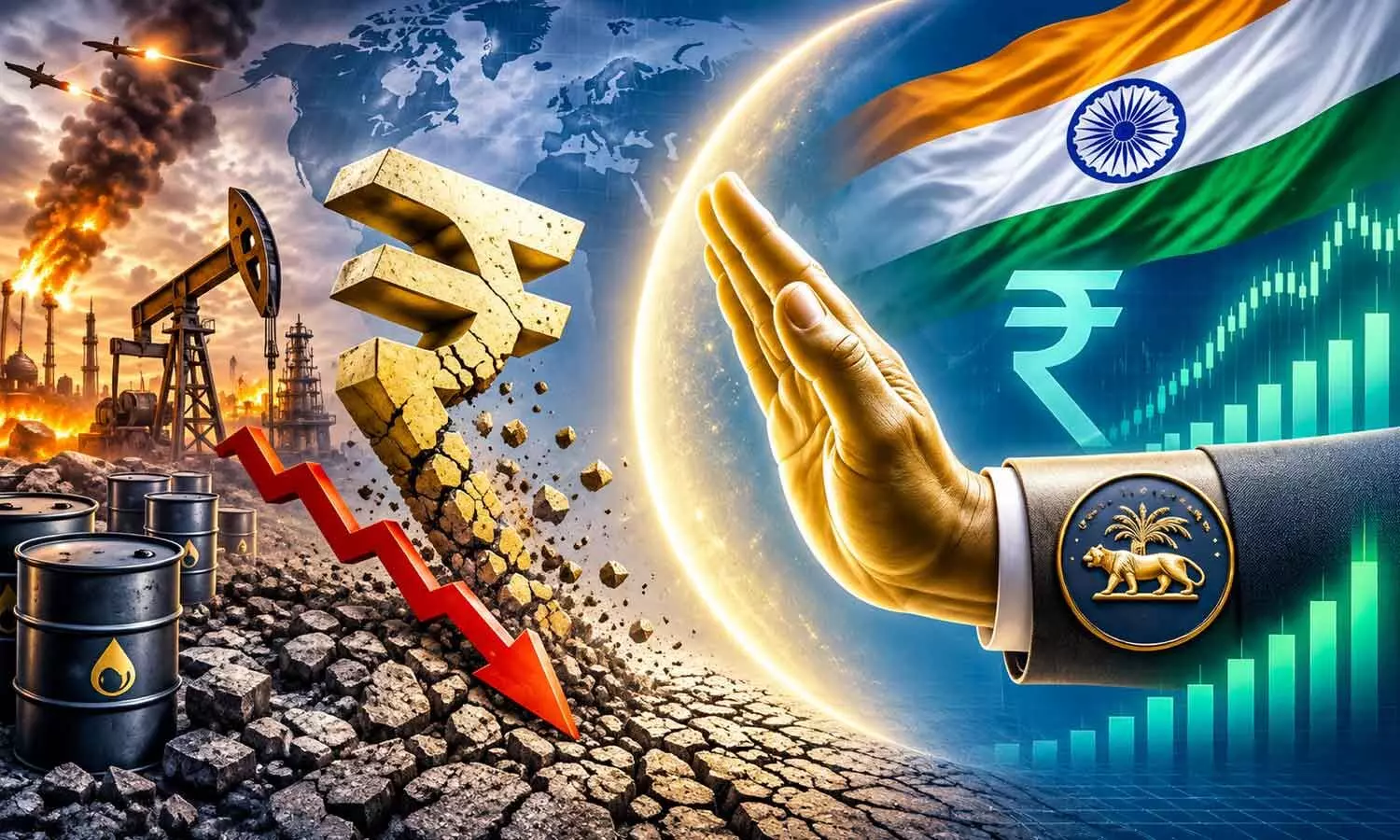 Rupee defies macro-economic headwinds on RBI intervention Rupee defies macro-economic headwinds on RBI intervention