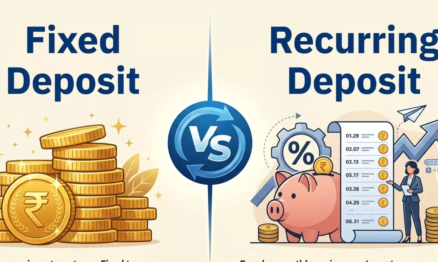 Fixed Deposit Vs Recurring Deposit