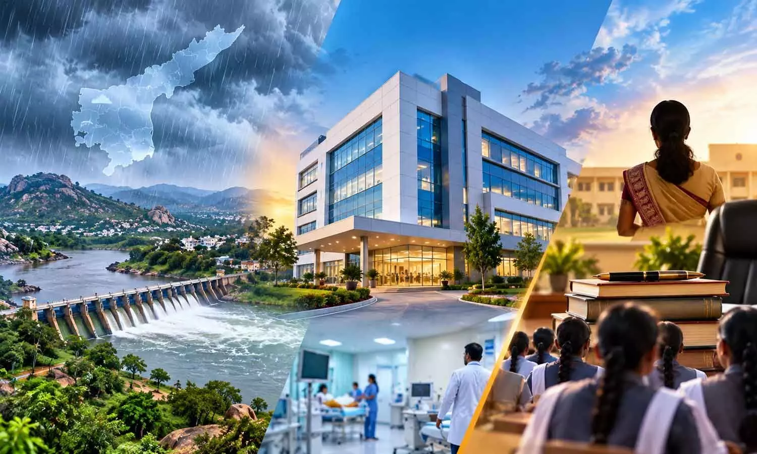Regional News Roundup: Rayalaseema Rain Forecast, Maxivisions Vijayawada Hospital, and TGSWREIS Leadership Change