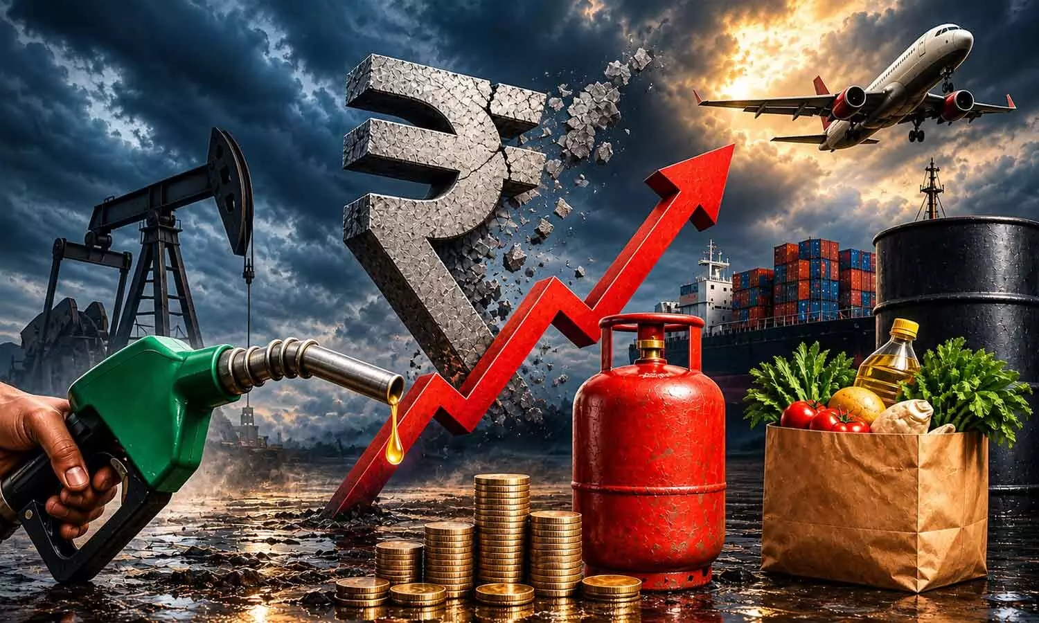 Crude oil and food prices drive inflation concerns