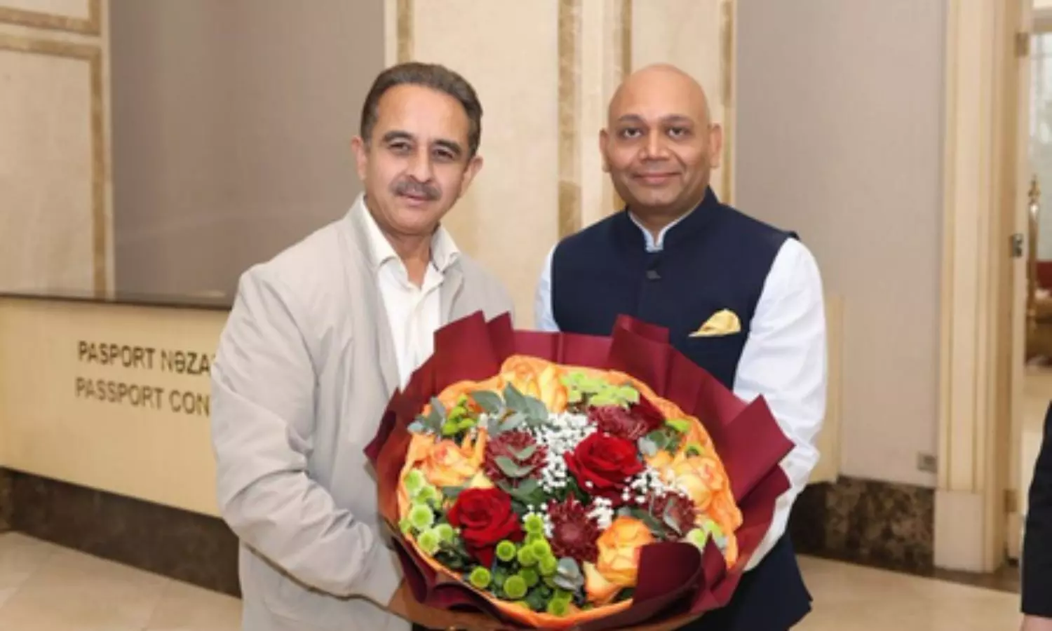 MoS Kirti Vardhan Singh And Abhi kumar MoS Kirti Vardhan Singh And Abhi kumar