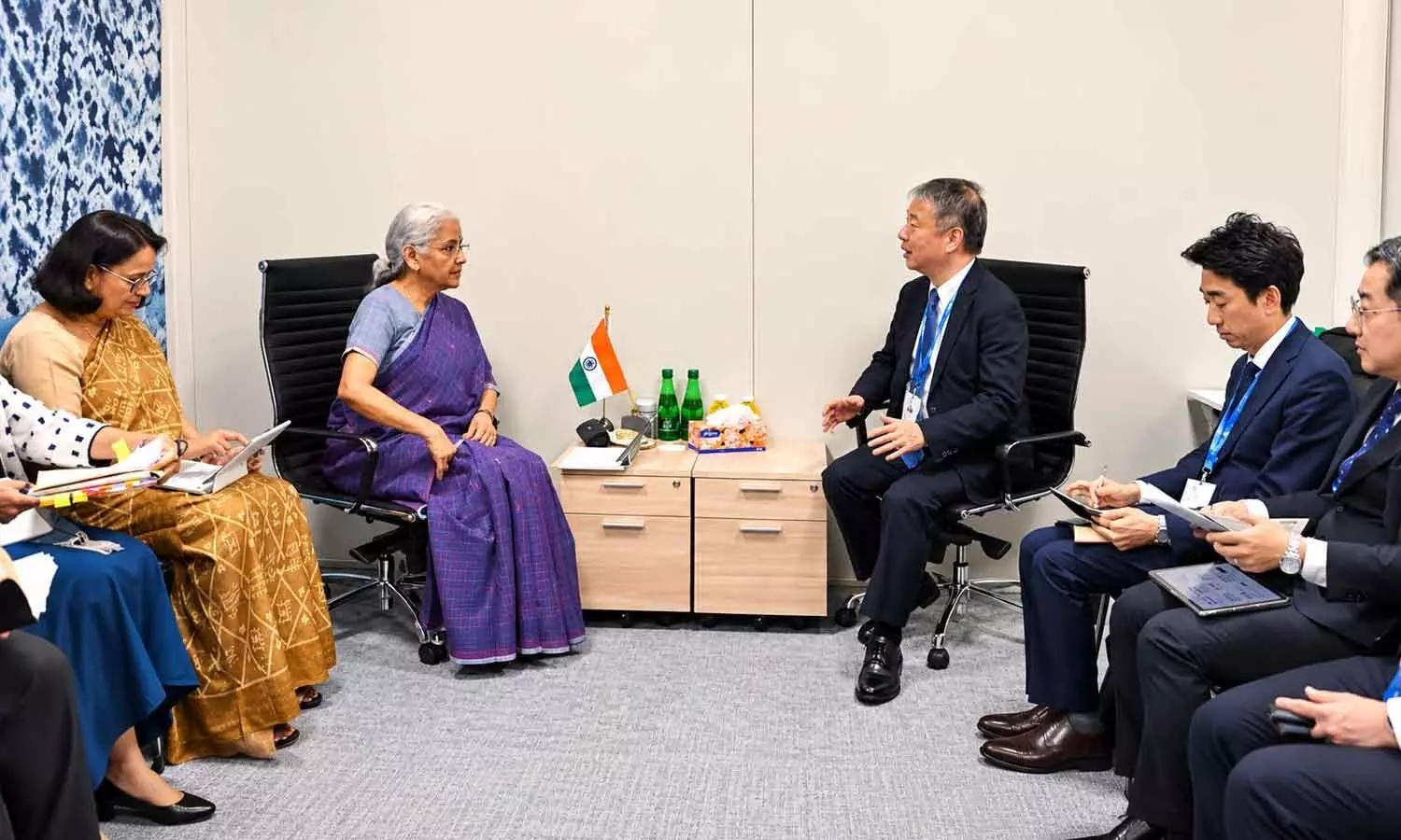 FM meets Japan Bank Governor; seeks support in clean energy, critical minerals