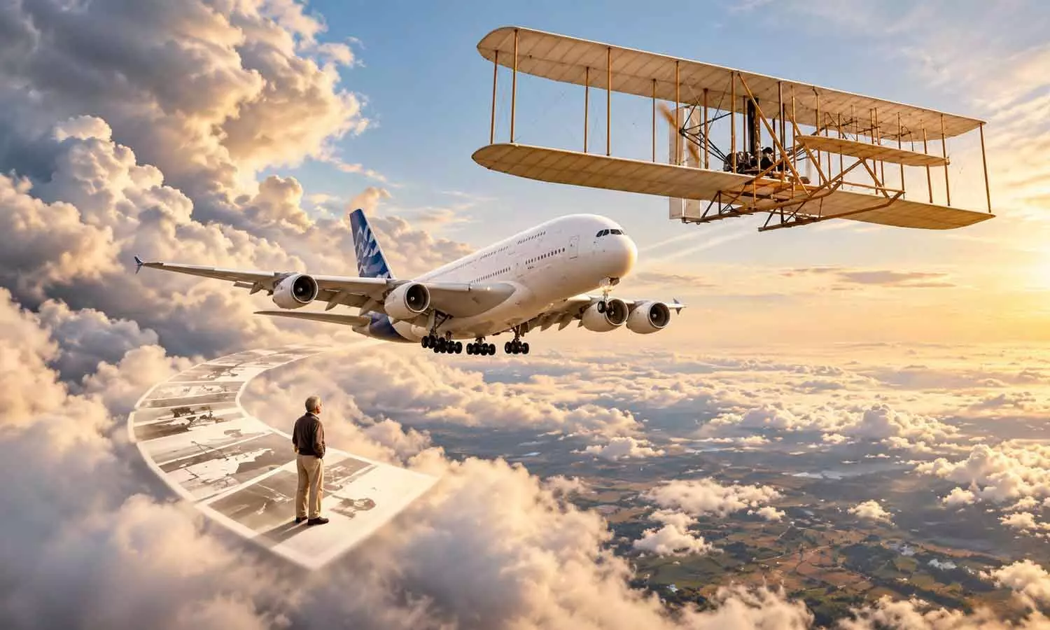 Up in the air, down memory lane