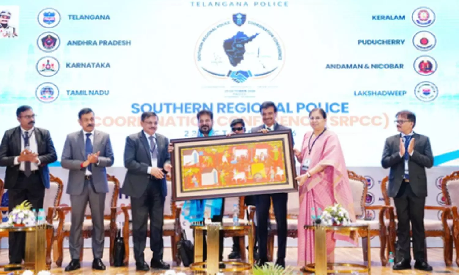 Telangana CM Reddy calls for coordination among police forces of Southern states
