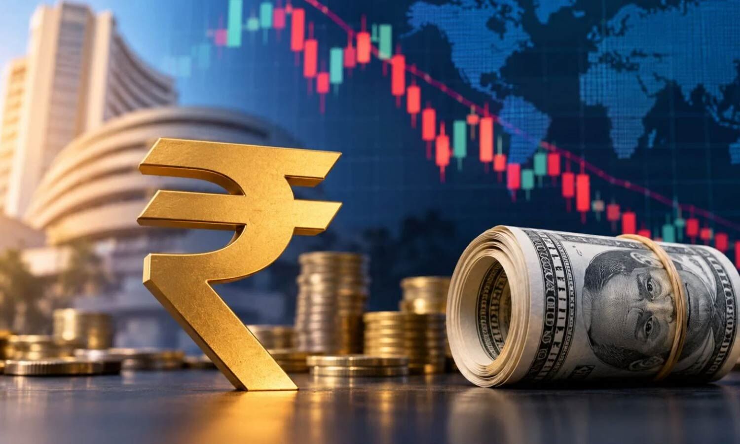Ten Ruppy Rupee continues slide as dollar strengthens