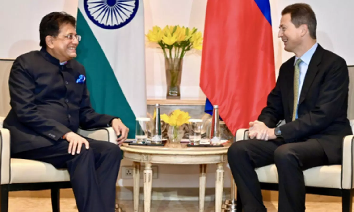 Piyush Goyal discusses trade, investment ties with Liechtenstein’s Prince Alois Piyush Goyal discusses trade, investment ties with Liechtenstein’s Prince Alois